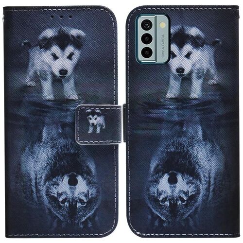 Flip Étui Pour Nokia G22 Fermeture Magnétique Cuir Pu Fentes Pour Cartes Peint Portefeuille - C7