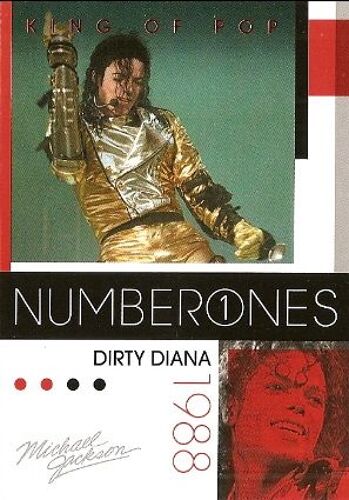 Michael Jackson Panini 2011 / Carte Red #188 / Série Number Ones (Import U.S)