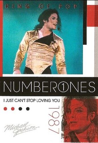 Michael Jackson Panini 2011 / Carte Red # 184 / Série Number Ones (Import U.S)