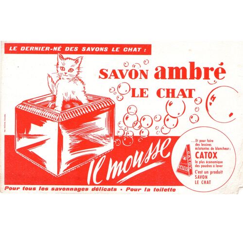 Buvard Savon Le Chat/Catox