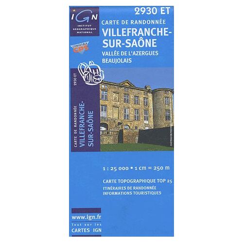 Villefranche-Sur-Saône - Vallée De L'azergues - Beaujolais - 1/25 000