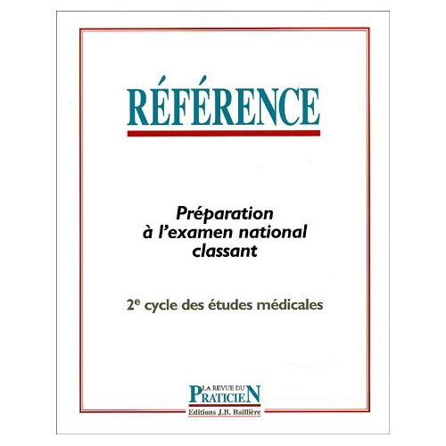 Préparation À L'examen National Classant - 2ème Cycle Des Eétudes Médicales