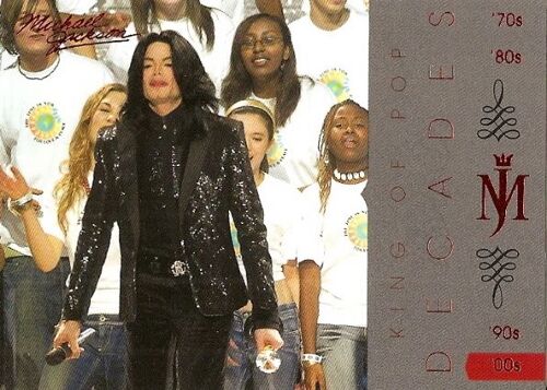 Michael Jackson Panini 2011 / Carte Red # 161 / Série Decades '00s (Import U.S)