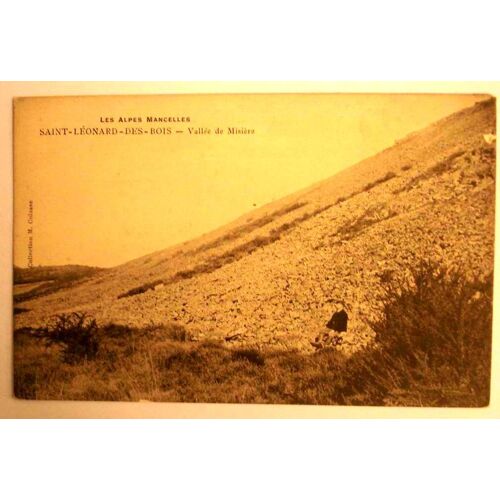 Carte Postale Ancienne Sarthe Les Alpes Mancelles Saint Leonard Des Bois Vallee De Misiere