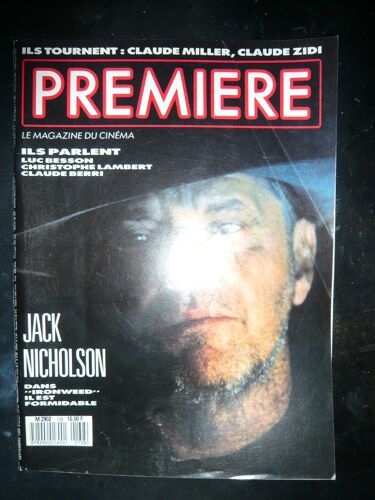 Magazine Premiere N° 138 : Jack Nicholson - Luc Besson - Christophe Lambert - Claude Berri