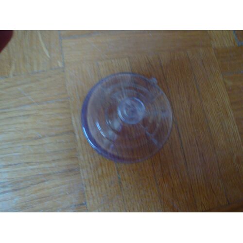Ventouse ronde de fixation en silicone transparent pour serviteur de salle de bain
