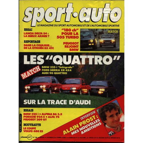 Sport.Auto N° 286 : Les "Quattro"