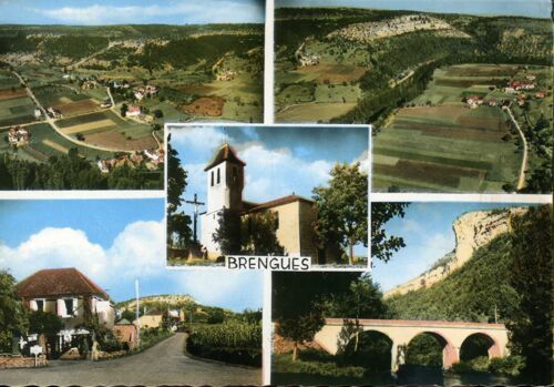 Carte Postale De Brengues (Lozère) 5 Vues