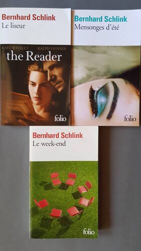 Bernhard Schlink - Lot De 3 Livres