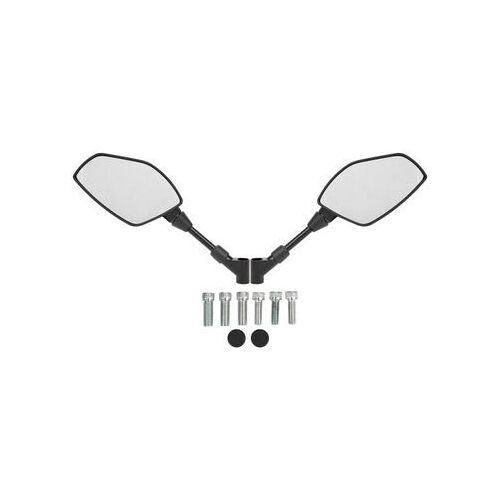 Paire De Rétroviseurs Moto Support De Guidon Universel, Qp7086