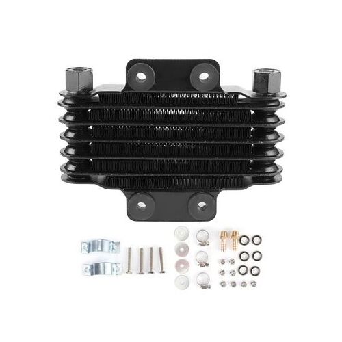 Pièces De Radiateur De Refroidissement Noires De Refroidisseur D'huile Moteur À 6 Rangées Pour Qp7114