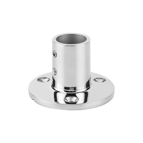 Base Ronde De Garde-Corps De Bateau, 90 Degrés, 22mm, Raccords De Garde-Corps De Bateau En Acier Inoxydable Qp19846