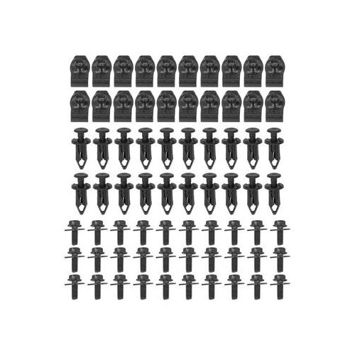 Vis De Protection Contre Les Éclaboussures De Moteur, 70 Pièces, Écrous Poussoirs En U Extrudés Qp19013