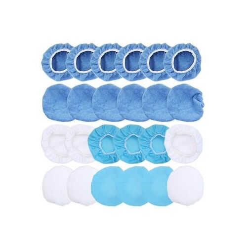 Masque De Polissage En Coton Microfibre Non Tissé, 6 Pouces/150mm, 24 Paquets Qp17812