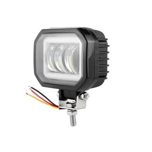 Lampe D'ange Carrée Imperméable De Lumière De Travail De 3,5 Pouces 6000k 30w Led Qp17752