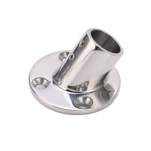 Base De Garde-Corps De Bateau Ronde, Raccords Marins En Acier Inoxydable 316 Pour Qp19343