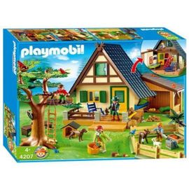 Playmobil 4207 - Maison Forestière Avec Famille Et Animaux
