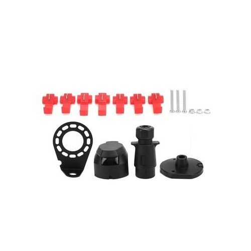 Jeu De Connecteurs Pour Remorque 7 Broches 92x50mm Universel, Résistant Qp19844