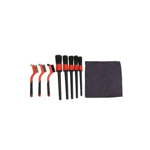 Jeu De Brosses De Détail Pour L'intérieur De La Voiture, Brosses De Lavage En Fil Métallique, Diverses Qp18863