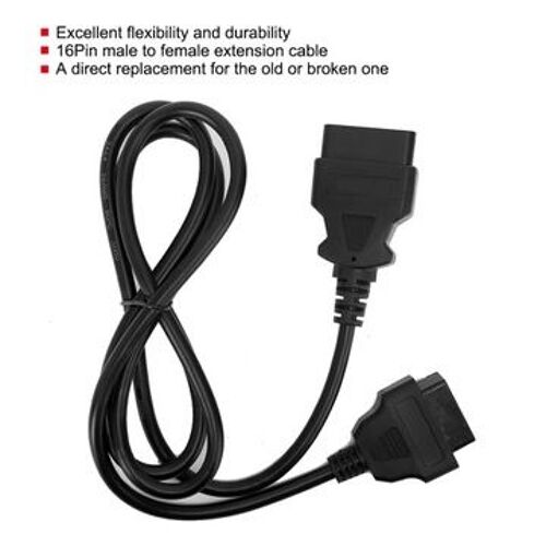 Câble Adaptateur De Diagnostic De Voiture À 16 Broches Pour Elm327 Mâle À Qp21279