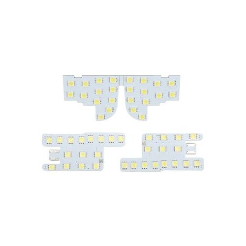 Panneau Lumineux De Lecture Pour Toit De Voiture, 4 Pièces, 54 Led, 12v, 5 Qp24237