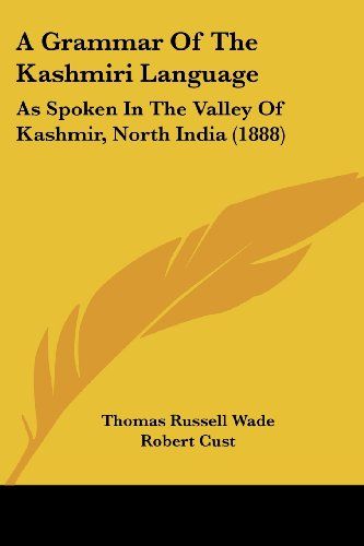 A Grammar Of The Kashmiri Language