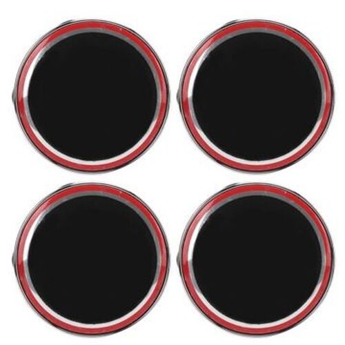 Couvercle Central De Roue De Voiture En Alliage D'aluminium Étanche, 4 Pièces Qp24031