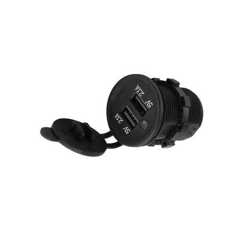 5v 2.1a Double Chargeur Usb Adaptateur Allume-Cigare De Voiture Femelle Qp26205