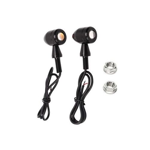 Clignotants Avant Arrière Indicateurs Led Ambre Jaune Dc 12v Qp24055