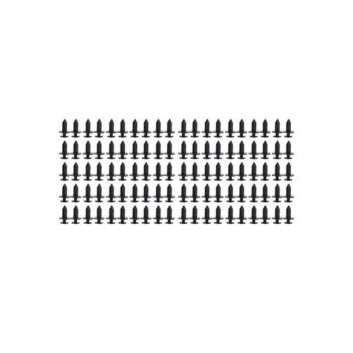 Pinces De Radiateur De Pare-Chocs, 100 Pièces, Support De Poussée De Voiture En Plastique Abs Qp20805