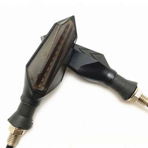 Clignotant De Moto, Lumière Abs Solide Et Durable, 4 Pièces Qp20518