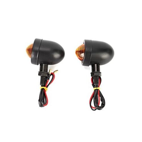 Clignotant Moto Universel Noir Avec Clignotants Qp21484