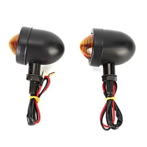 Clignotant Moto Universel Noir Avec Clignotants Qp21484