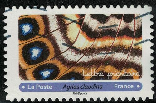 France 2020 Oblitéré Used Effets Papillons Agrias Claudina