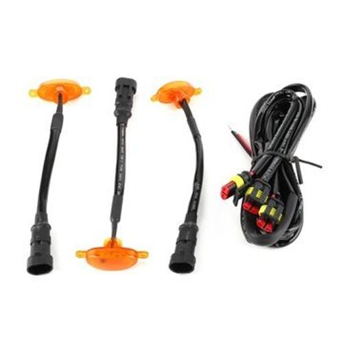 Couvercle De Pare-Choc Avant Led Pour Calandre Automatique, 3 Pièces, Lampe Adaptée Pour Qp23838