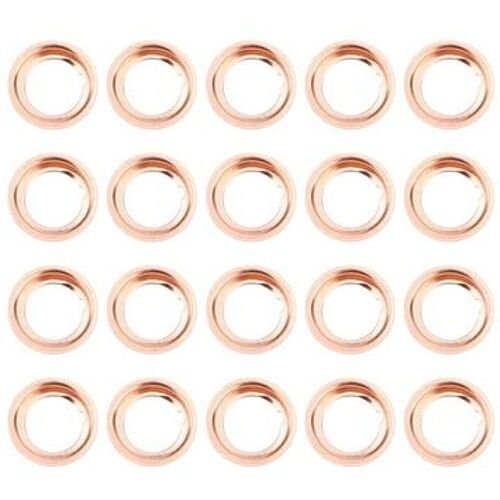 Joints D'écrasement De Rondelle De Bouchon De Vidange D'huile Moteur 20 Pièces Qp22518