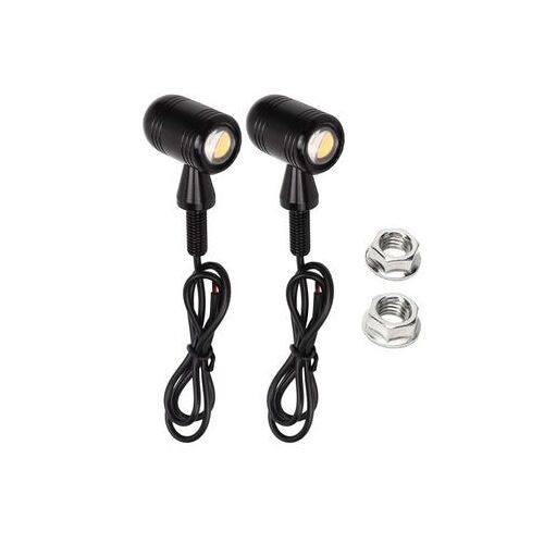 Clignotants Avant Arrière Indicateurs Led Ambre Jaune Dc 12v Qp23518