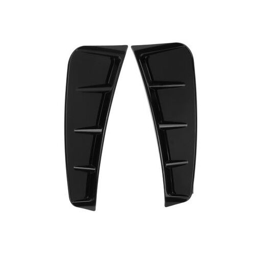 Marqueur Latéral Cache Entrée D'air Cache Bouche D'aération Abs Noir Brillant Qp24525