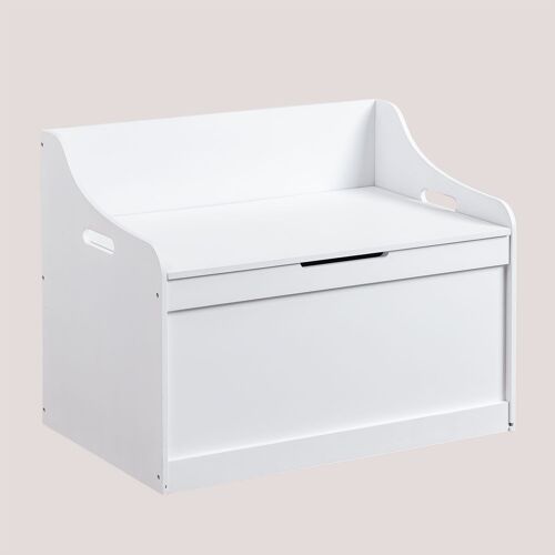 Coffre à jouets Boby Kids Blanc