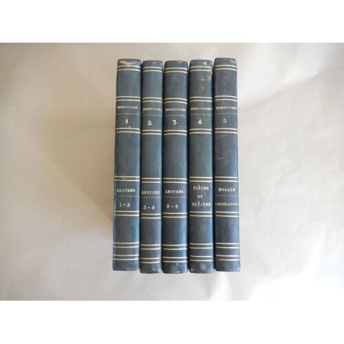 ?Uvres En Cinq Volumes. Lettres À Émilie Sur La Mythologie, 6 Tomes En Trois Volumes. Pièces De Théâtre, 1 Vol. Cours De Morale Et Opuscules En Vers Et Prose, 1 Vol - Charles-Albert Demoustier