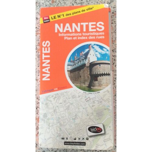 Plan De La Ville De Nantes - 1/15 000, Avec Livret