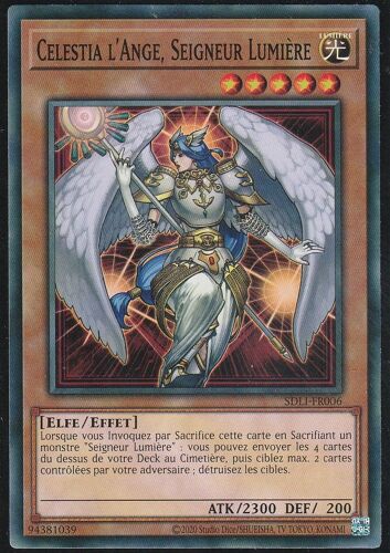 Carte Yu-Gi-Oh - Celestia L'ange Seigneur Lumière - Sdli-Fr006