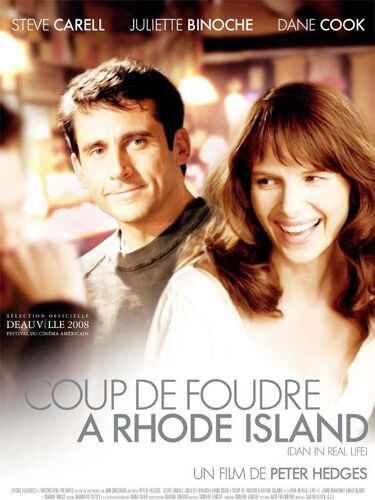 Coup De Foudre À Rhode Island (Dan In Real Life) - Véritable Affiche De Cinéma Pliée - Format 120x160 Cm - De Peter Hedges Avec Steve Carell, Juliette Binoche, Dianne Wiest, Emily Blunt - 2007