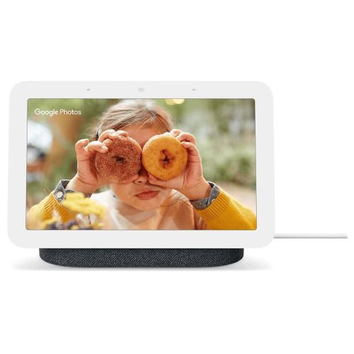 Google Nest Hub - Affichage intelligent - LCD de 7" - sans fil - IEEE 802.11b/g/n/ac, Bluetooth - Charbon