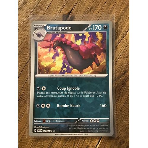 Brutapode Reverse 117/167 Série Écarlate Et Violet Mascarade Crépusculaire