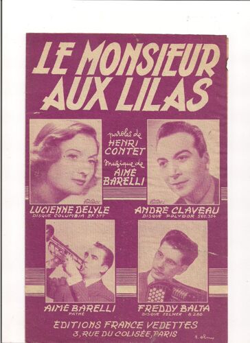 Le Monsieur Aux Lilas