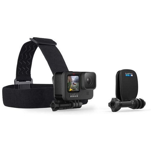 GoPro Fixation frontale + QuickClip pour caméra embarquée GoPro - Noir