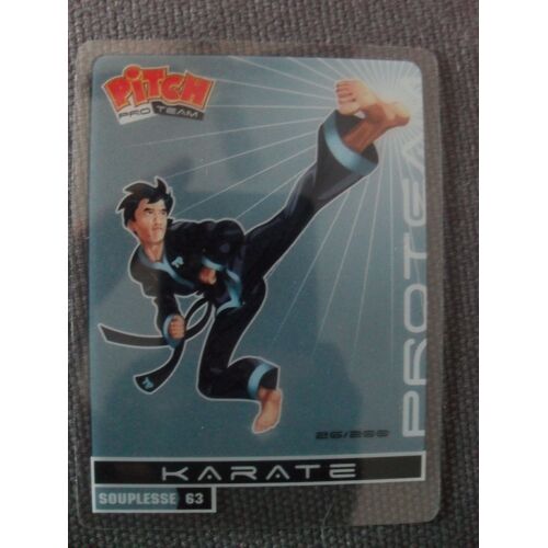 Lamincard Carte Pitch Pro Team - 26/200 Karaté