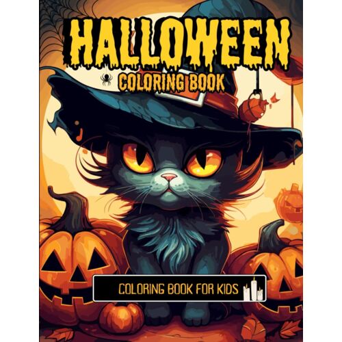 Halloween Coloring Book For Kids: Celebrate Halloween With 40 Unique Spooktacular Pages: A Boo-Tiful Coloring Adventure For Brave Young Artists!