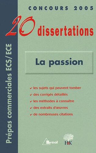 La Passion - 20 Dissertations